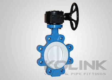PTFE 좌석 나비 밸브 컨센트릭 2-48 인치 클래스150
