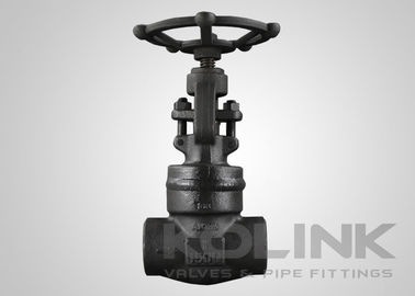 용접 된 모프 鍛造 된 철권 밸브 손바퀴 NPT 스레드 클래스 800-2500