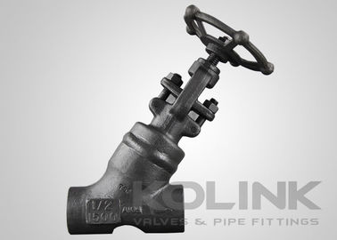 단조강 Y형 글로브 밸브 소켓 용접 클래스 150-2500