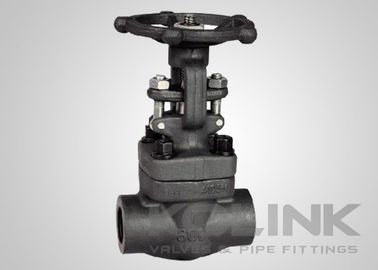 가공 철강 게이트 밸브 스레드 끝 NPT 솔리드 윙 클래스 800-1500