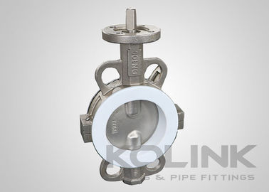 2pc PTFE 좌석 나비 밸브