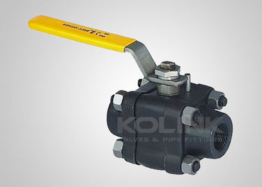 2pc 가공 스틸 볼 밸브, 소켓 용접 / NPT 끝, CL150-1500 A105 F304
