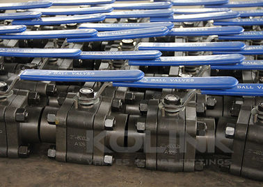 2pc 가공 스틸 볼 밸브, 소켓 용접 / NPT 끝, CL150-1500 A105 F304