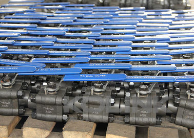 2pc 가공 스틸 볼 밸브, 소켓 용접 / NPT 끝, CL150-1500 A105 F304