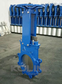 단방향 칼 게이트 밸브 럭업 주사철 클래스150 PN10 PN16